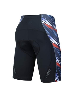 Men Bike Cycling Shorts with 3D Gel Padded Half Pants Bicycle Shorts for Men