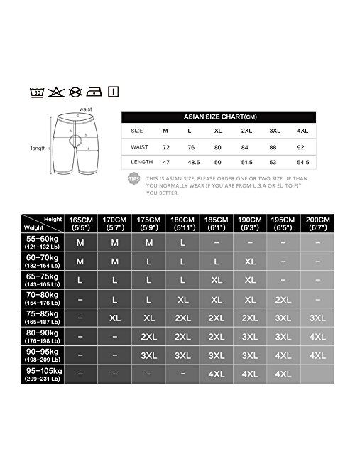 Santic Men's Cycling Shorts Padded Bicycle Bikes Shorts Loose Black