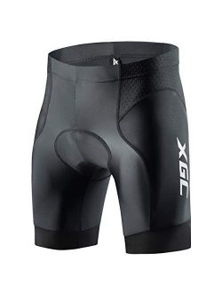 XGC Men's Cycling Shorts/Bike Shorts and Cycling Underwear with High-Density and High-Elasticity 4D Sponge Padded