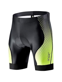 XGC Men's Cycling Shorts/Bike Shorts and Cycling Underwear with High-Density and High-Elasticity 4D Sponge Padded