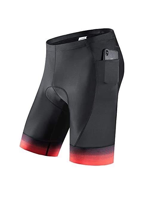 qualidyne Men's Bike Cycling Shorts, Bicycle Biking Riding Shorts, 3D Padded Half Pant -Quick Dry & Comfy