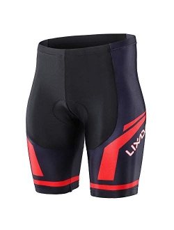 Lixada Men's Cycling Shorts Quick Dry Breathable Gel Padded Bike Riding Compression Shorts Tights