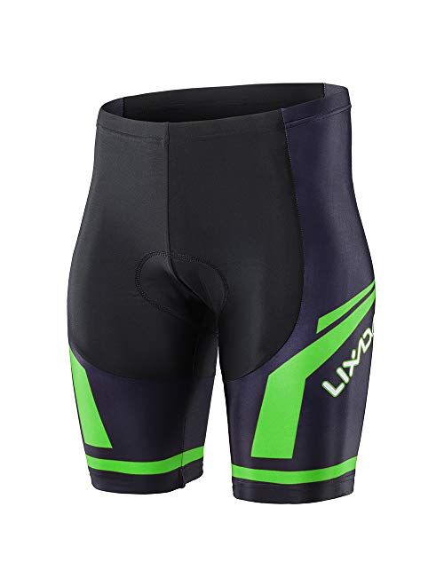 Lixada Men's Cycling Shorts Quick Dry Breathable Gel Padded Bike Riding Compression Shorts Tights