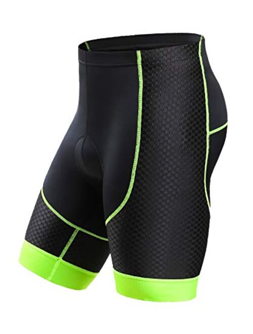 Letook Men's Bike Shorts Gel Padded Comfortable Professional Road Bike Bicycle Riding Shorts Quick Dry