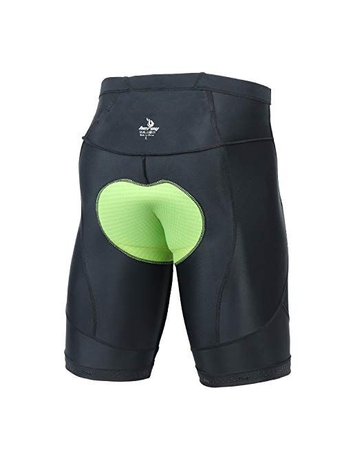 beroy Men's Comfortable Bicycle Cycling Pants, 3D Padded Bike Shorts