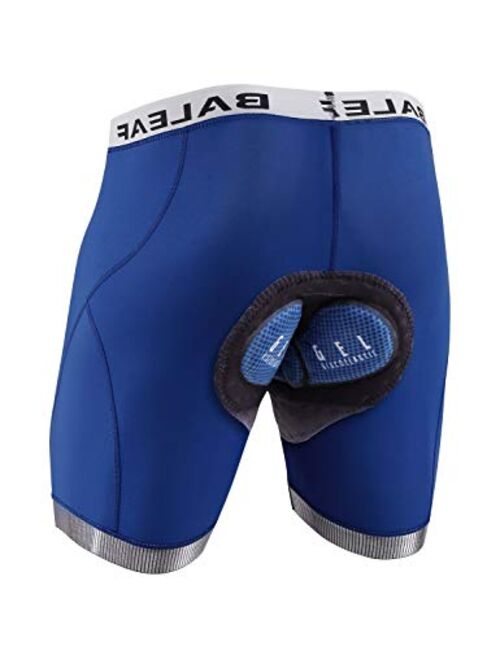BALEAF Men's Cycling Underwear Bike Shorts 4D Padded Mountain Liner Biking Bicycle Undershorts Anti-Slip