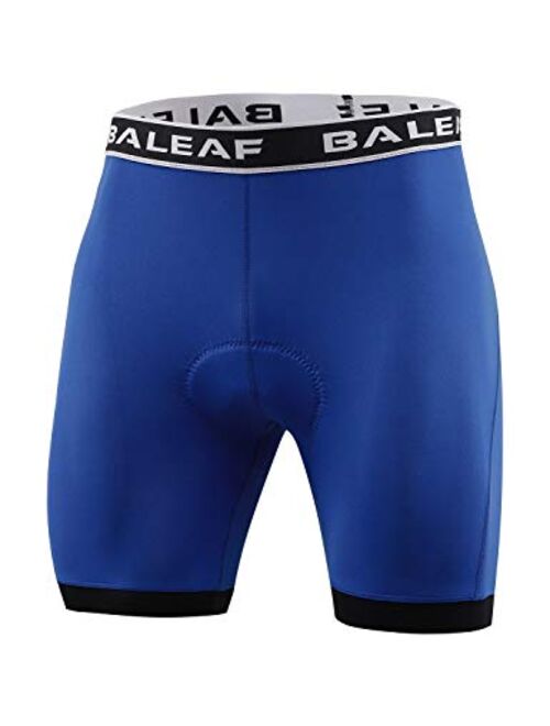 BALEAF Men's Cycling Underwear Bike Shorts 4D Padded Mountain Liner Biking Bicycle Undershorts Anti-Slip