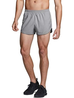 TSLA Men's Active Running Shorts, 3 Inch Quick Dry Mesh Jogging Workout Shorts, Gym Athletic Marathon Shorts with Pockets