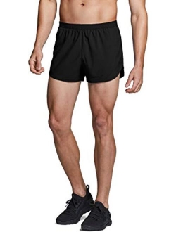 TSLA Men's Active Running Shorts, 3 Inch Quick Dry Mesh Jogging Workout Shorts, Gym Athletic Marathon Shorts with Pockets