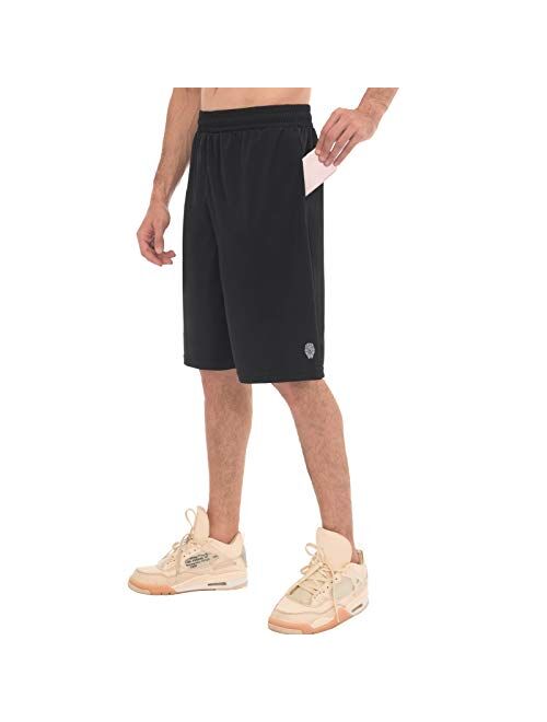 PIQIDIG Mens Shorts Casual Workout Athletic Basketball Running Golf Shorts Gym Shorts with Pockets