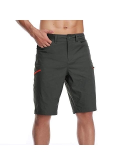 DAYOUNG Men's 9"/10" Inseam Workout Running Shorts Quick Dry Athletic Shorts