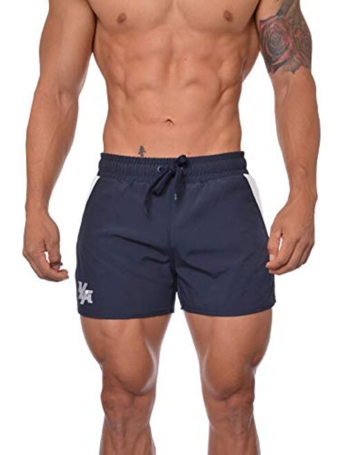 YoungLA Men's Bodybuilding Gym Running Shorts 101