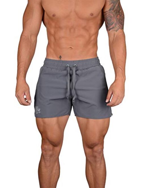 YoungLA Men's Bodybuilding Gym Running Shorts 101