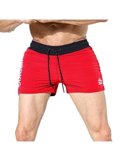 BROKIG Men's 5" Gym Bodybuilding Workout Shorts Running Lightweight Short with Zipper Pockets