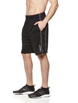 HEAD Men's Workout Gym & Running Shorts w/Elastic Waistband & Drawstring