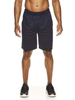 HEAD Men's Workout Gym & Running Shorts w/Elastic Waistband & Drawstring