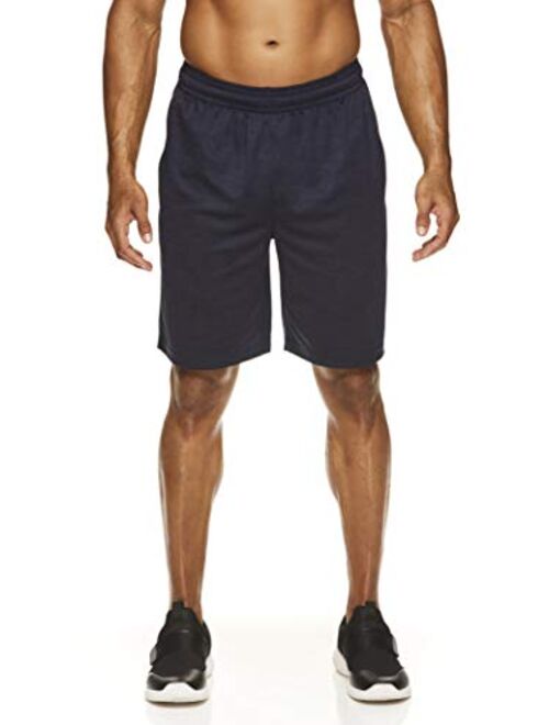 HEAD Men's Workout Gym & Running Shorts w/Elastic Waistband & Drawstring