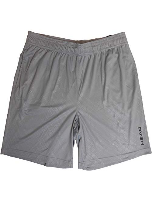 HEAD Men's Workout Gym & Running Shorts w/Elastic Waistband & Drawstring