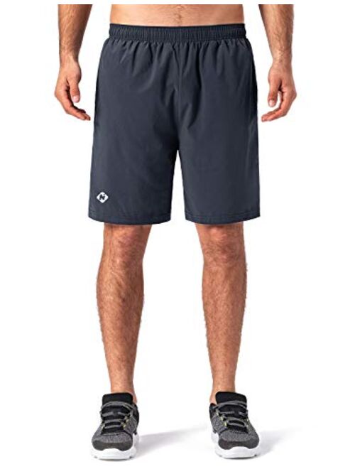 mesh gym shorts with pockets