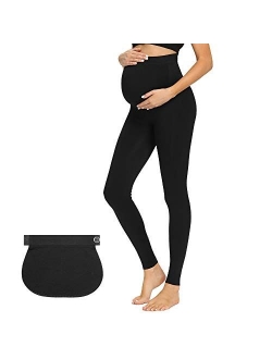 Maternity Leggings Stretchy Maternity Yoga Activewear Full-Length Compression Pregnancy Workout Pants