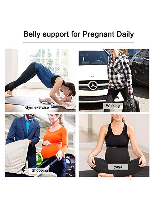 Irisnaya Maternity Leggings for Women Belly Support Pregnancy Pants Butt Lifter Yoga Workout Stretch Full Length Activewear