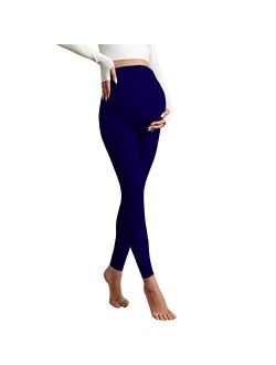 CTHH Non-See Thru Maternity Compression Leggings for Women, Pregnancy Active Wear Joggers Yoga Pants