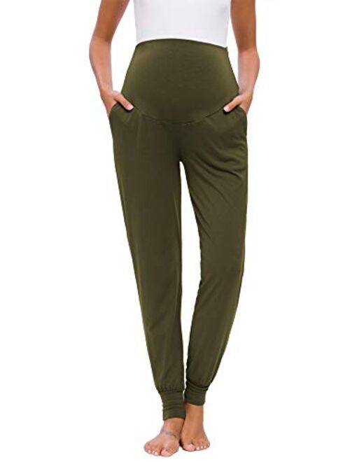 Liu & Qu Maternity Women's Casual Pants Stretchy Comfortable Lounge Pants