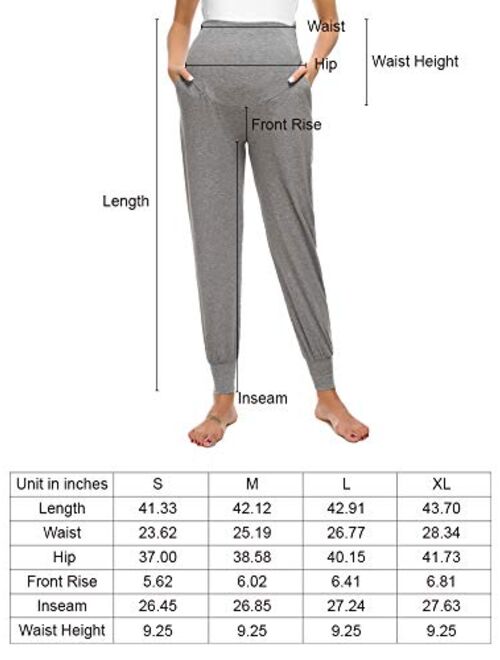 Liu & Qu Maternity Women's Casual Pants Stretchy Comfortable Lounge Pants