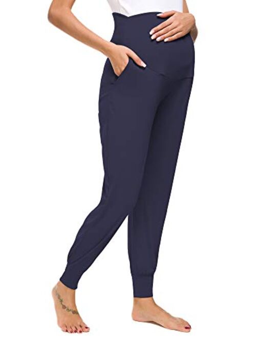 Liu & Qu Maternity Women's Casual Pants Stretchy Comfortable Lounge Pants