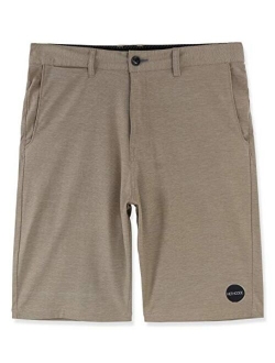 HETHCODE Men's Casual Classic Fit Hybrid Submersible Chino Walk Shorts