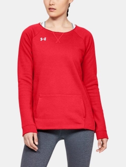 Women's UA Hustle Fleece Crew