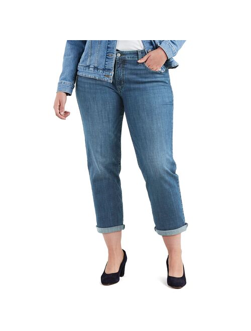 Plus Size Levi's® Tapered Mid-rise Boyfriend Jeans