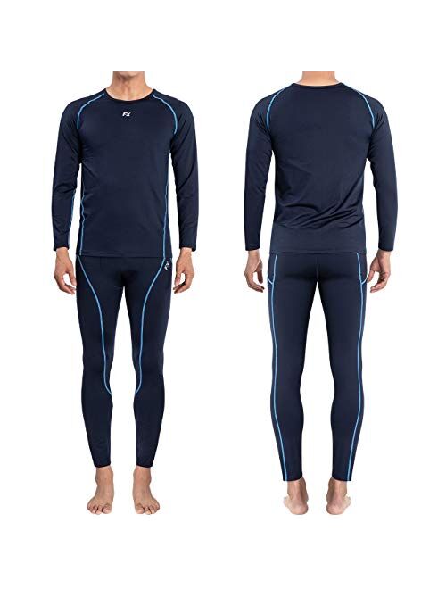 FITEXTREME MAXHEAT Mens Thermal Underwear Long Johns Set with Fleece Lined