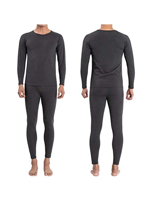 FITEXTREME MAXHEAT Mens Thermal Underwear Long Johns Set with Fleece Lined