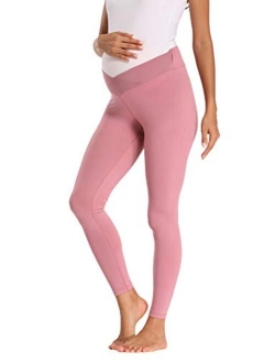 Foucome Women's Under The Belly Super Soft Support Maternity Leggings