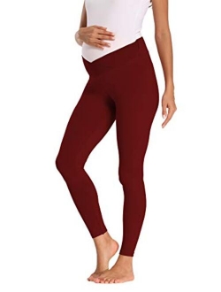 Foucome Women's Under The Belly Super Soft Support Maternity Leggings