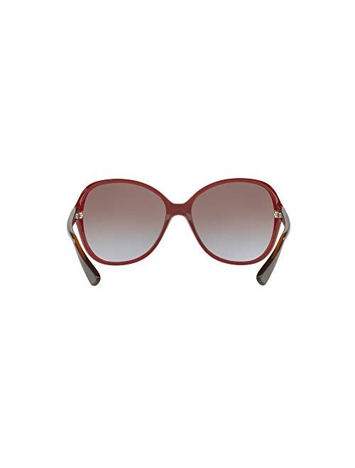 Sunglass Hut Sunglasses Red Frame, Brown/Violet Gradient Lenses, 60MM