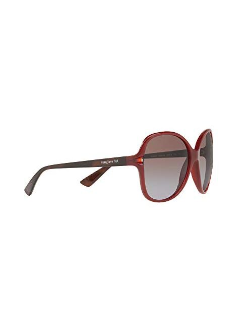 Sunglass Hut Sunglasses Red Frame, Brown/Violet Gradient Lenses, 60MM