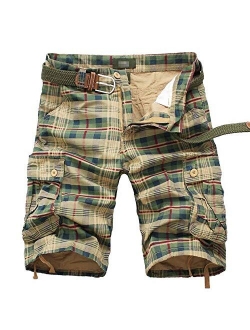 zeetoo Camo Shorts for Men Classic Relaxed Fit Cargo Short Multi-Pocket Outdoor Shorts