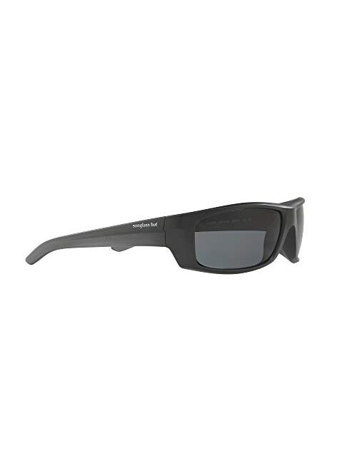 Sunglass Hut Collection men Sunglasses, Black Lenses Nylon Frame, 63mm