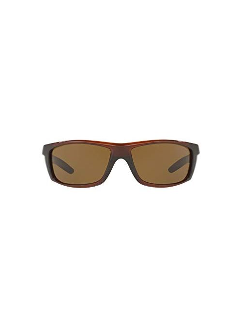 Sunglass Hut Collection men Sunglasses, Brown Lenses Nylon Frame, 63mm