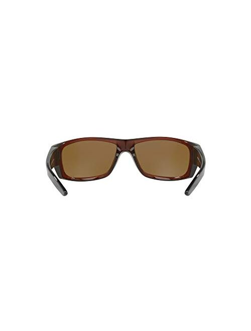 Sunglass Hut Collection men Sunglasses, Brown Lenses Nylon Frame, 63mm