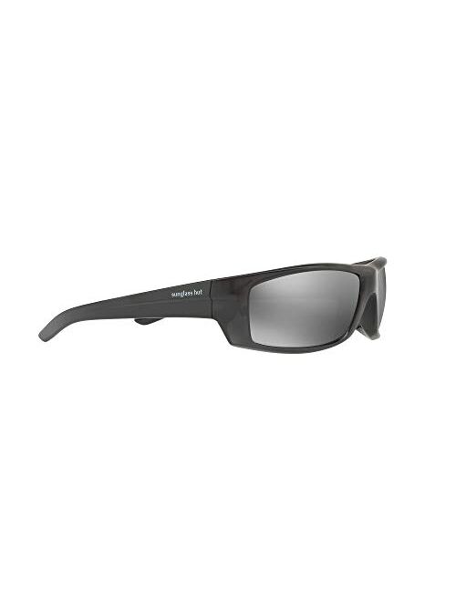 Sunglass Hut Collection men Sunglasses, Grey Lenses Nylon Frame, 63mm