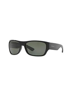 Sunglass Hut Collection men Sunglasses, Black Lenses Nylon Frame, 63mm