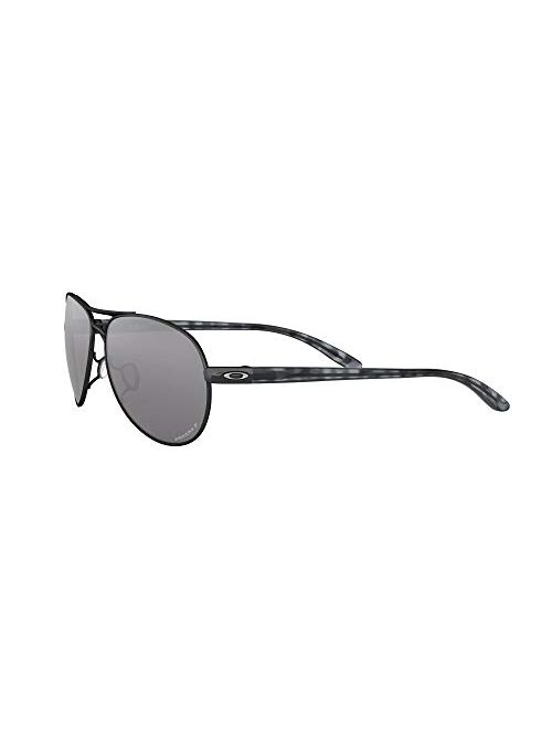 Oakley Women's Oo4079 Feedback Metal Polarized Aviator Sunglasses