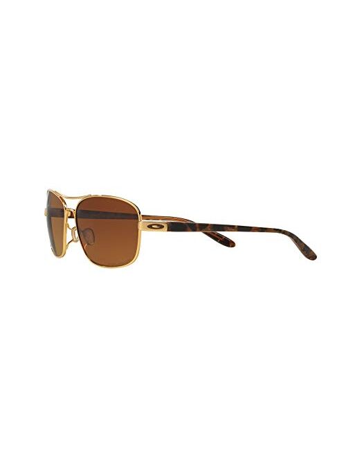 Oakley Women's Oo4116 Sanctuary Metal Rectangular Sunglasses