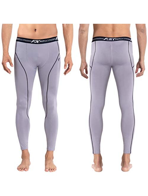 FITEXTREME MAXHEAT Mens Thermal Underwear Pants Long Johns Bottom with Fleece Lined