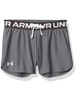 Girls' UA Play Up Solid Shorts