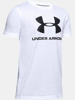 Boys' UA Sportstyle Logo Short Sleeve