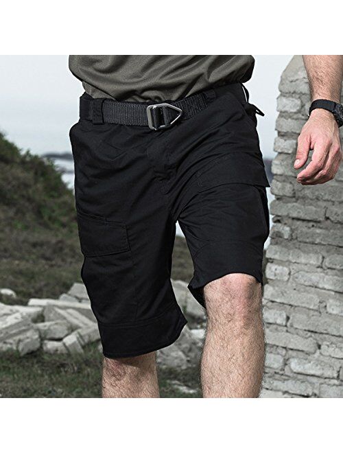 ReFire Gear Men's Urban Tactical Military EDC Cargo Shorts Rip Stop Cotton Outdoor Camo Shorts